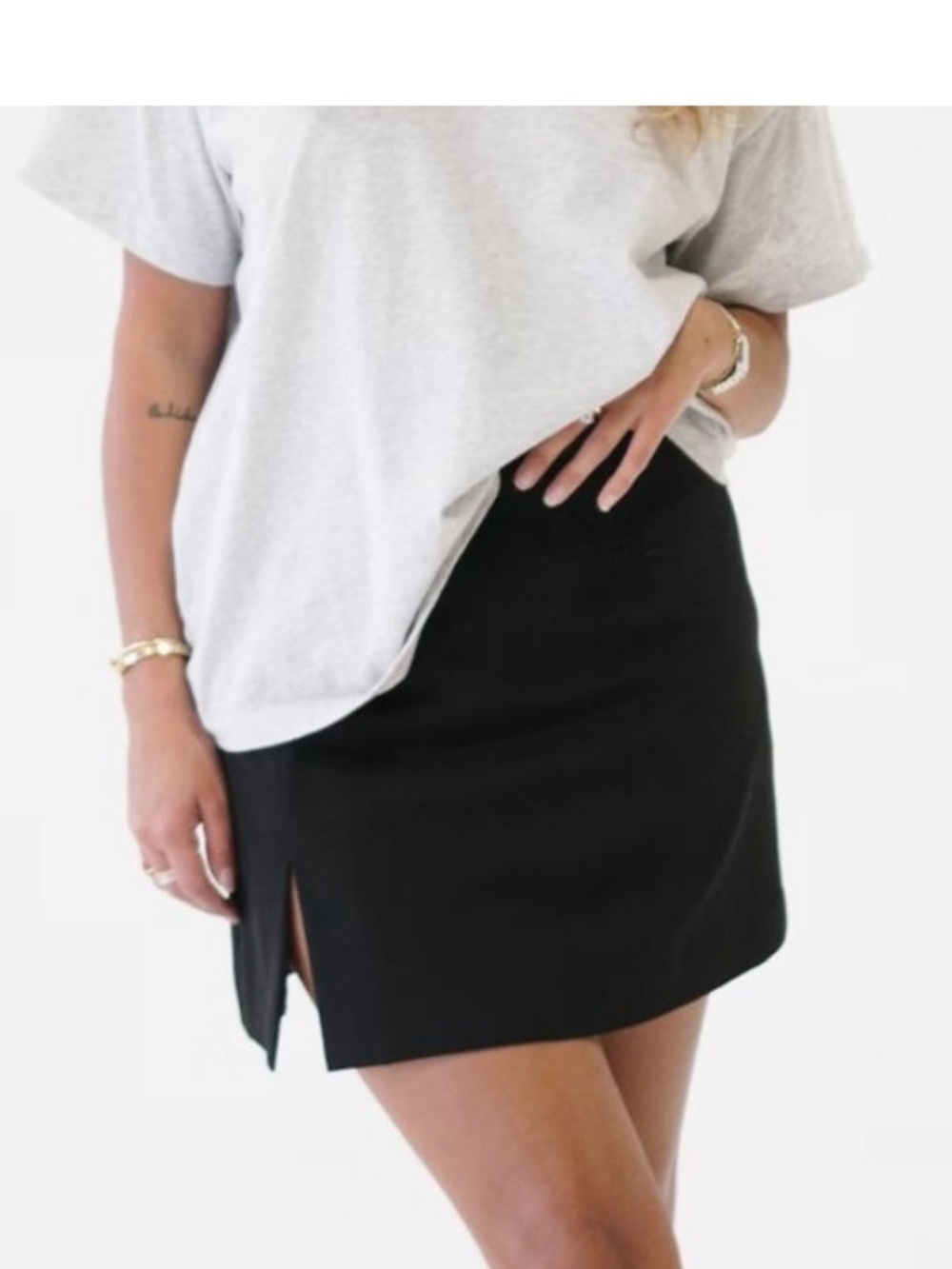 Djerf Avenue Must Have Mini Skirt Black